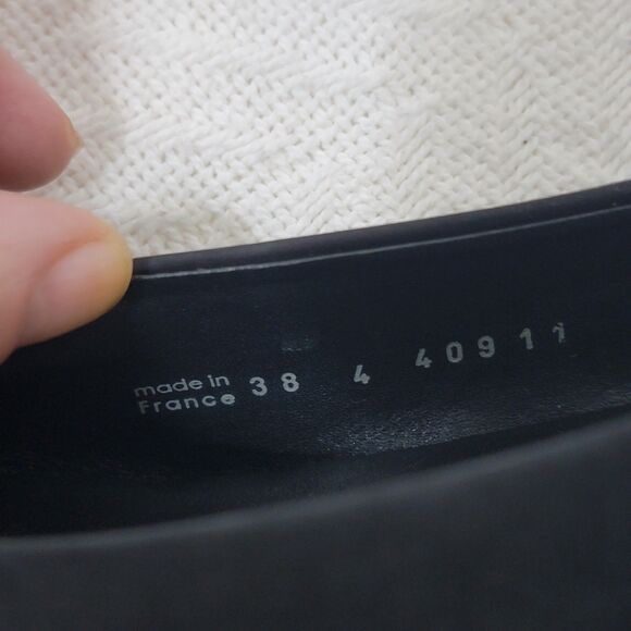 Arche France Musaby Escarpin Black Nubuck Pumps Heels Slip On EU 38 US 7 40911 - Picture 7 of 16